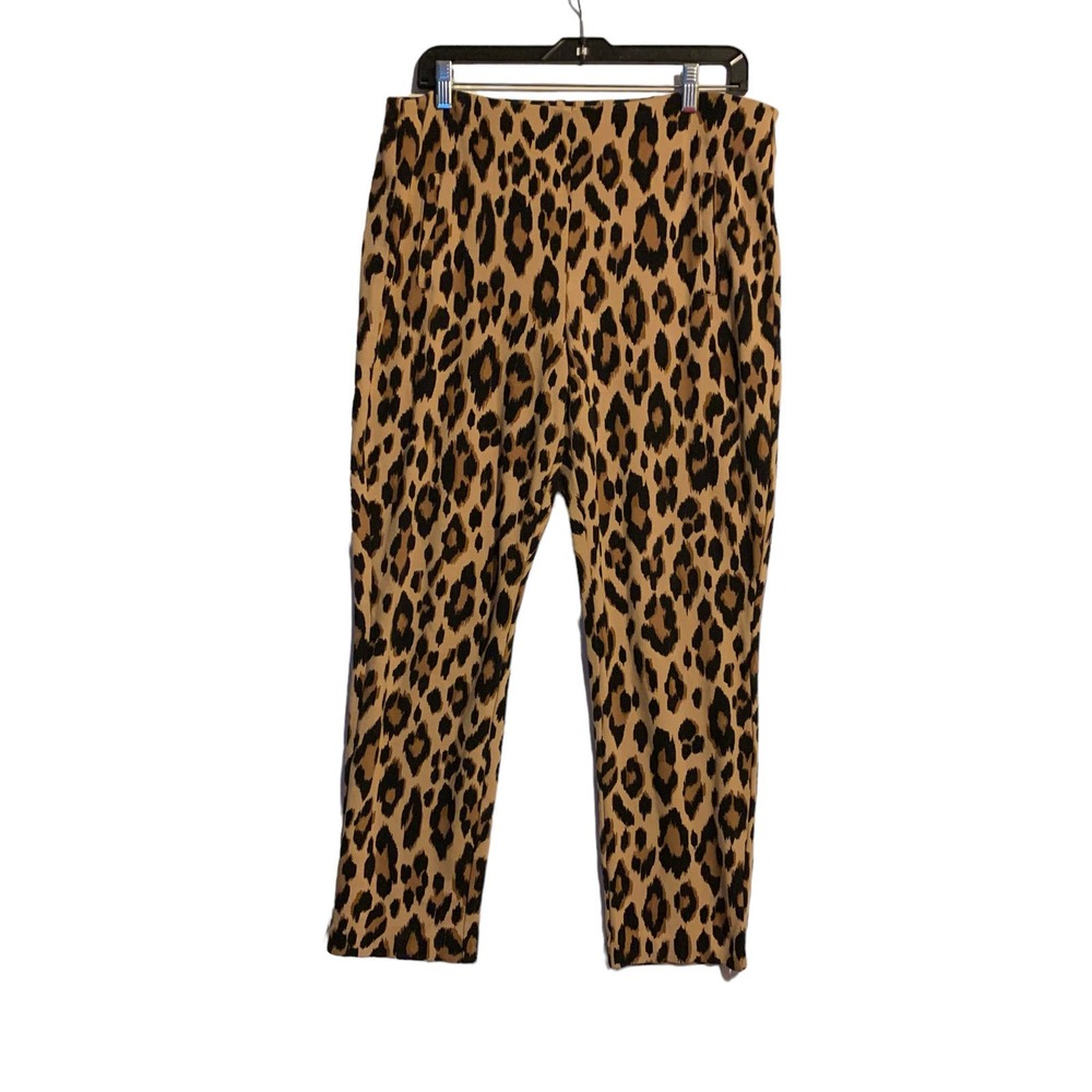 Chicos pull on leopard pants